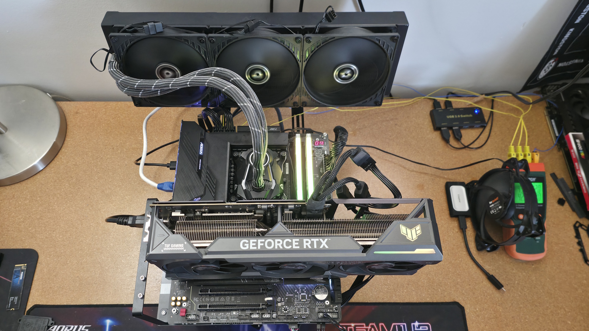 Gigabyte Z890 Aorus Elite Wifi7 Plus - On the test bed