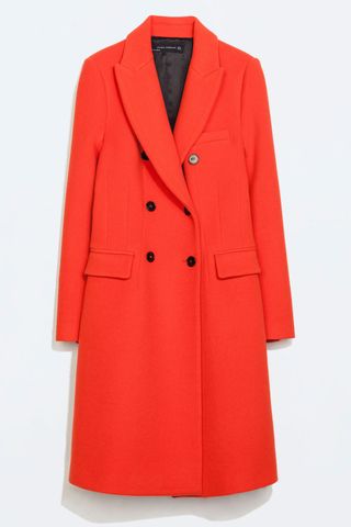 Zara Red Coat, £129.99