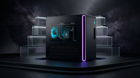 AI-Generated image of an Alienware Aurora Gaming Desktop