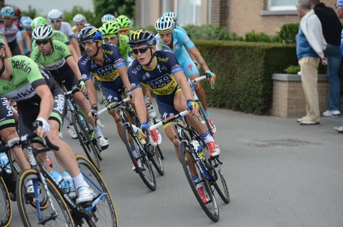 Saxo-Tinkoff teammates Daniele Bennati and Matti Breschel