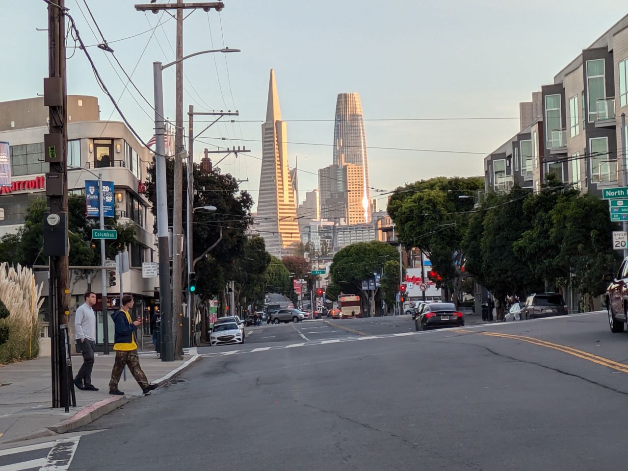 Transamerica building zoom photo by Pixel 8a