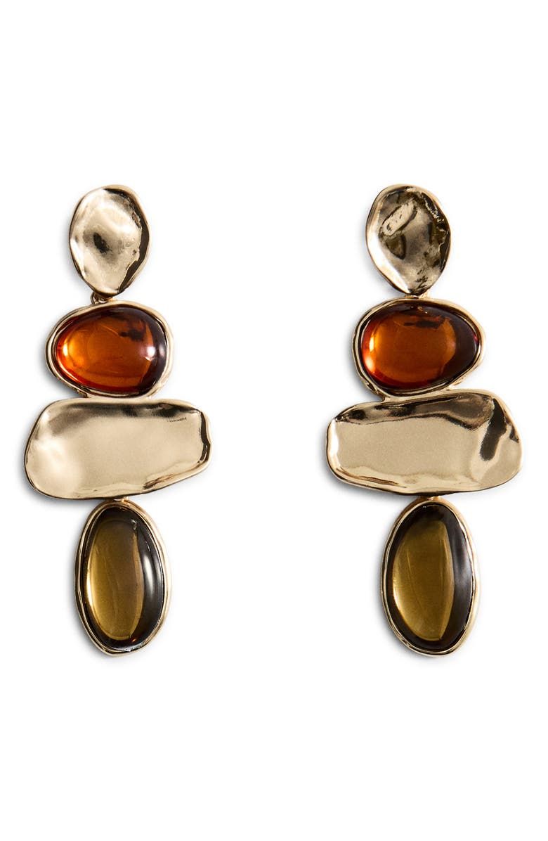 Mixed Media Drop Earrings