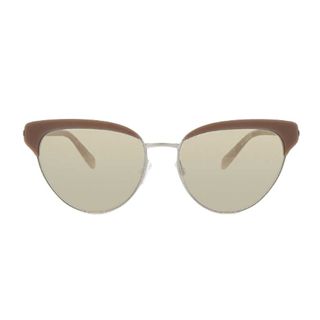 Pair of brown cat-eye Oliver Peoples sunglasses