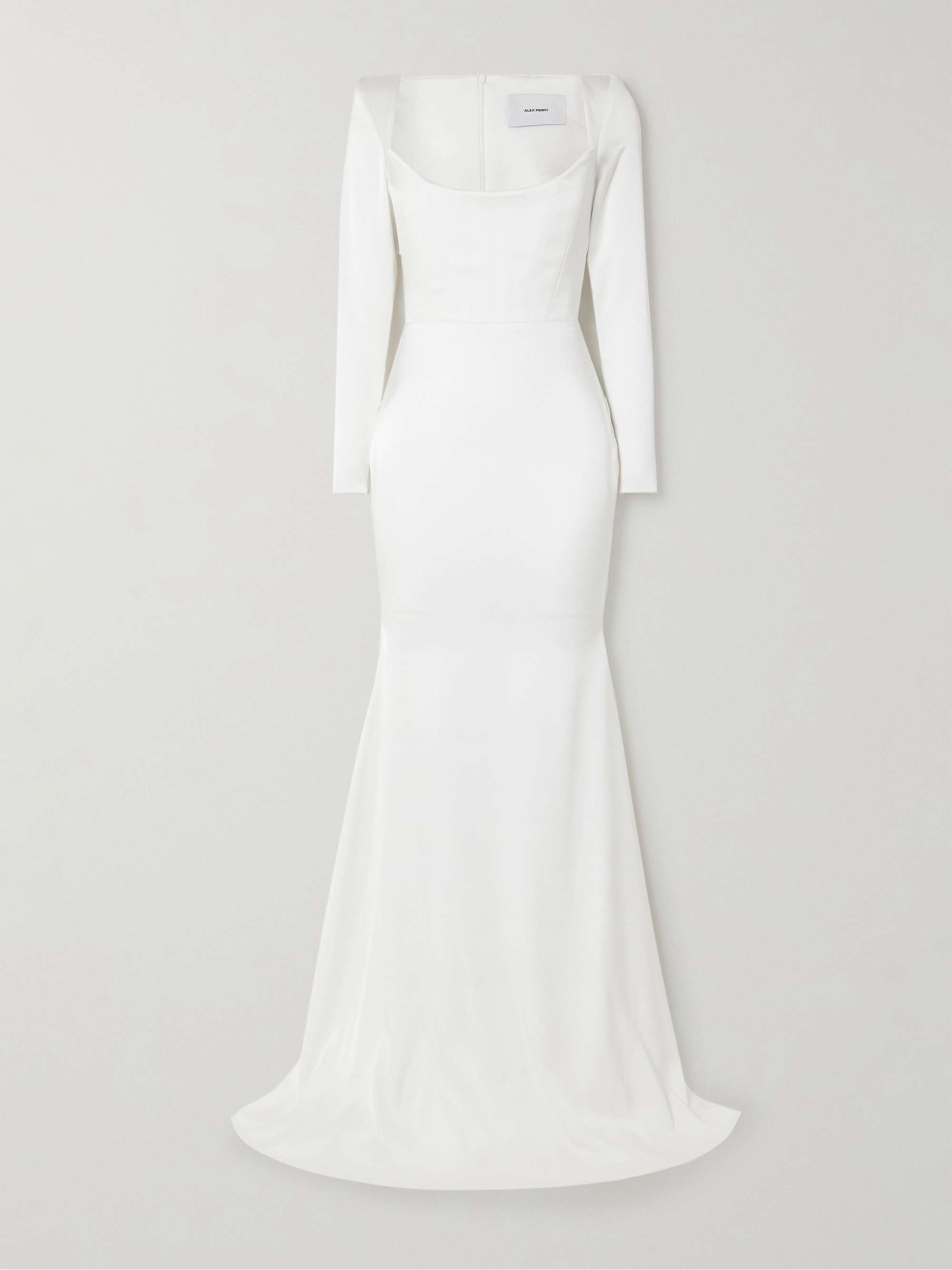 Satin-Crepe Gown