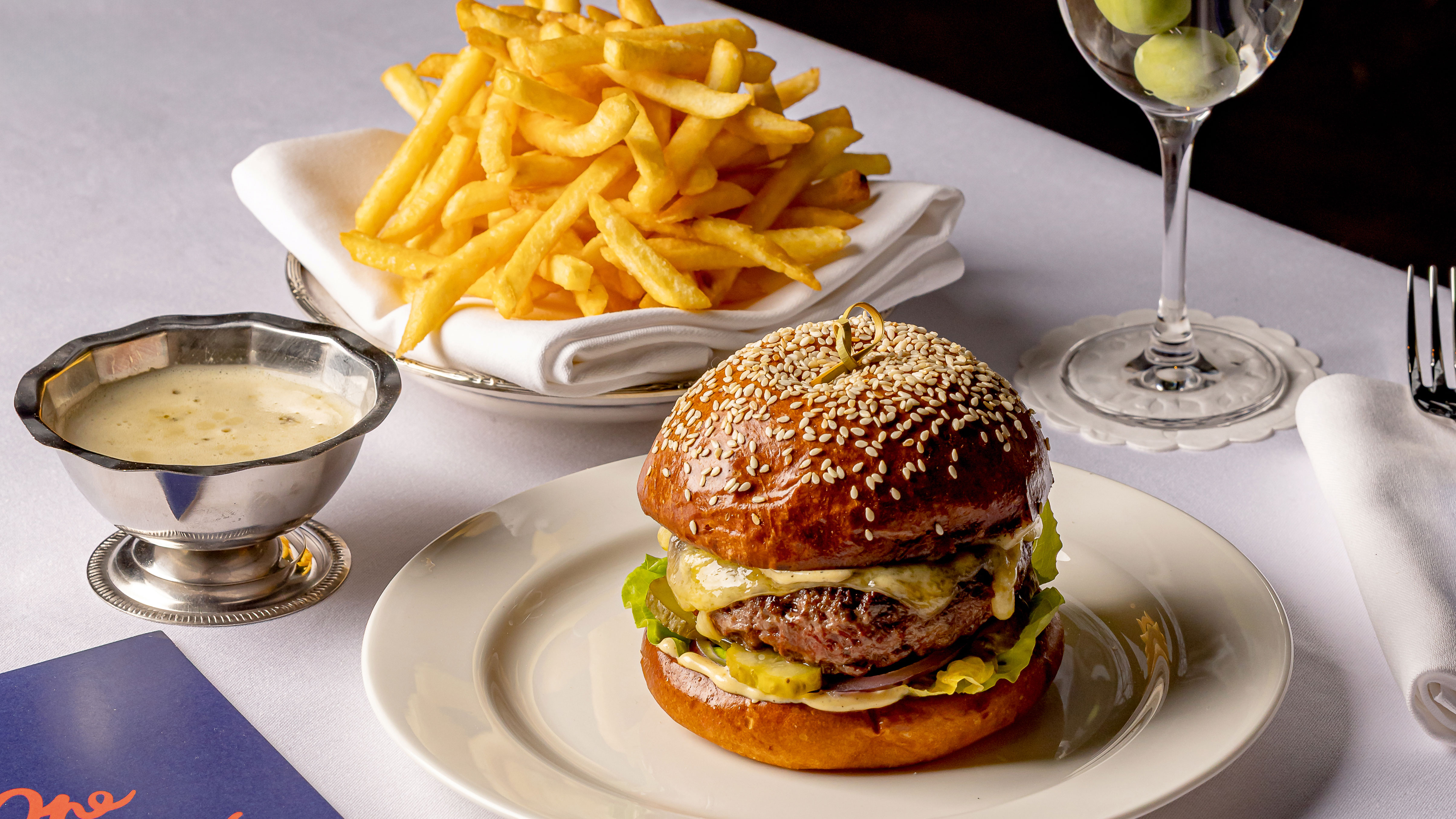 Upscale dining meets comfort food. 