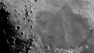 The new Earth observation satellite Pleiades Neo captured this image of the lunar surface when its operators used the Earth's companion as a calibration target for its sensors.