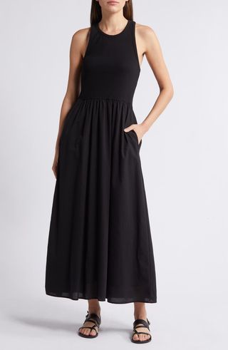 Flynn Mixed Media Maxi Dress