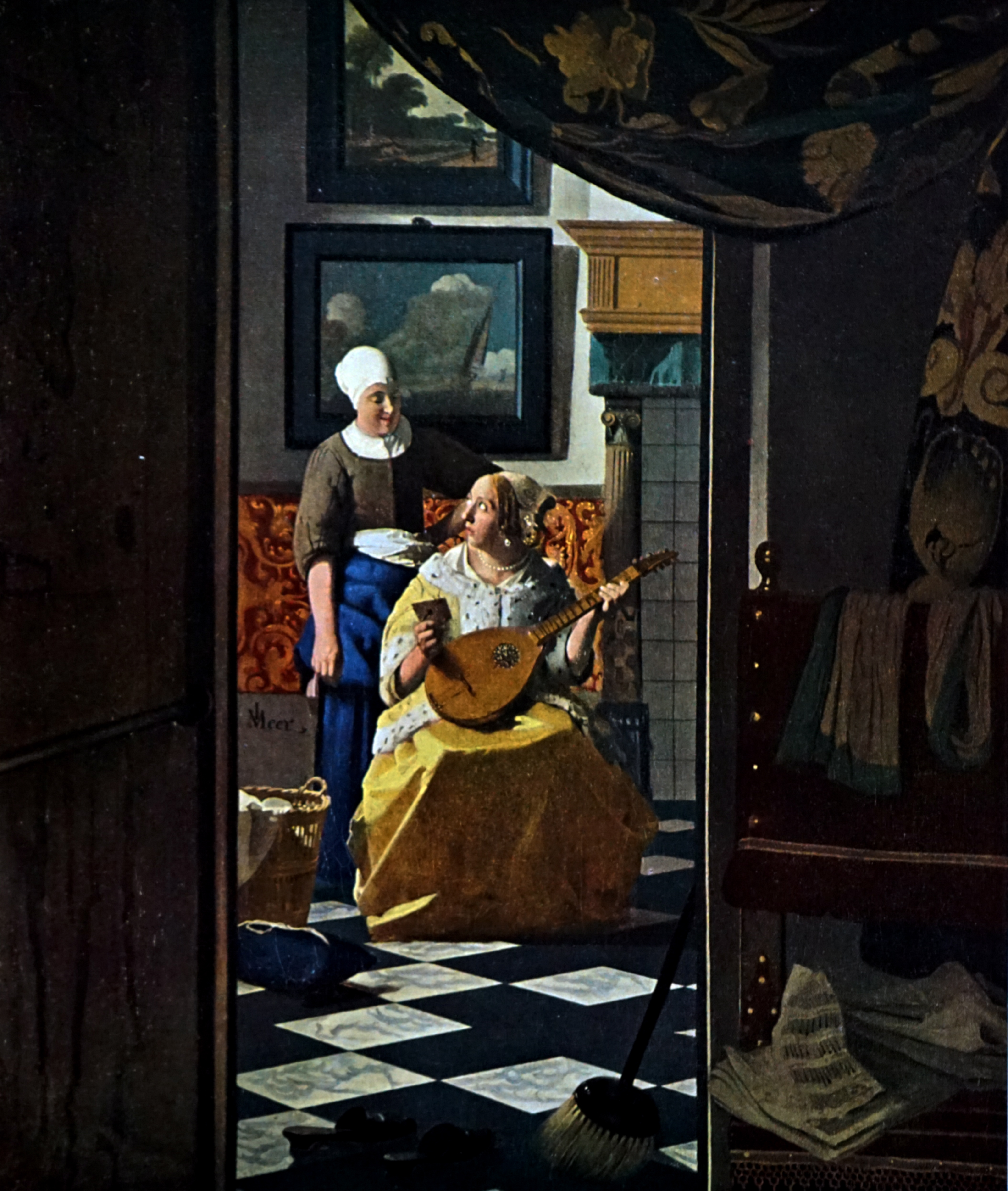 "The Love Letter" by Johannes Vermeer