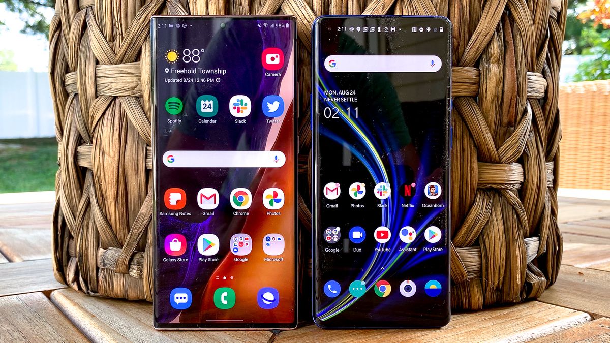 Samsung Galaxy Note 20 Ultra vs OnePlus 8 Pro