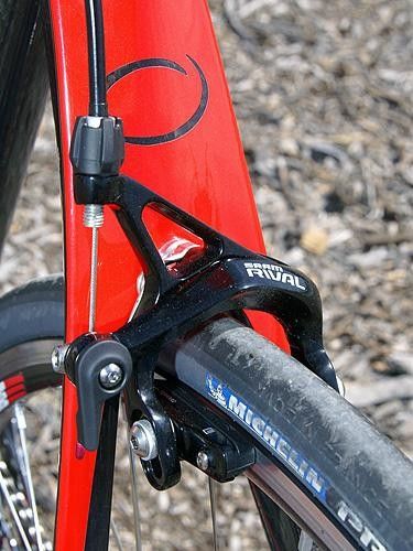 Rival brake calipers are unchanged save for the new look.
