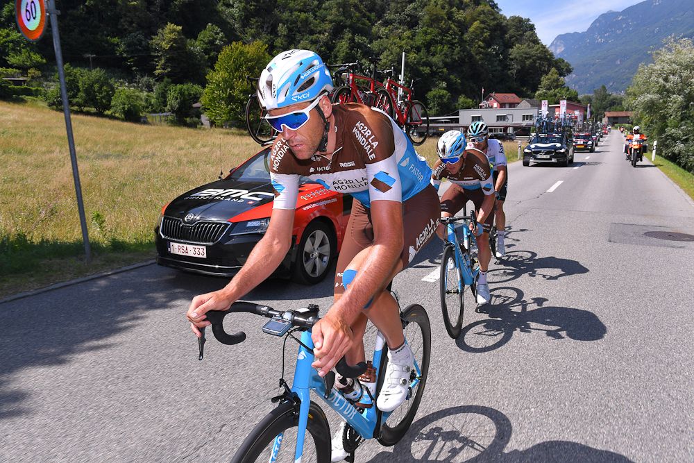 Stijn Vandenbergh (AG2R La Mondiale) during stage 8 at Tour de Suisse