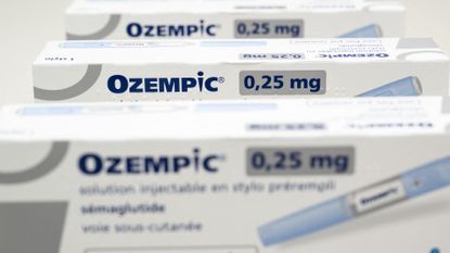 Ozempic medication boxes