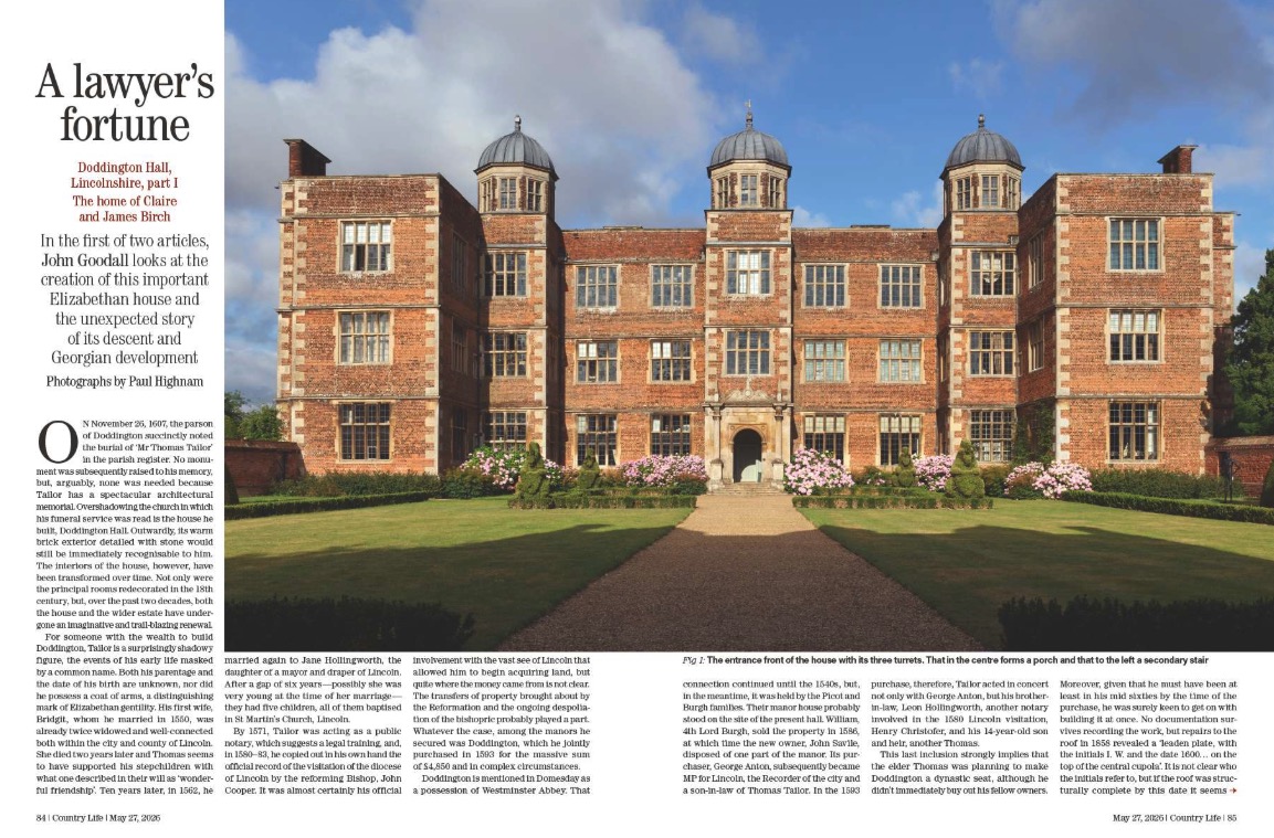 Spread from Country Life May 27, 2026