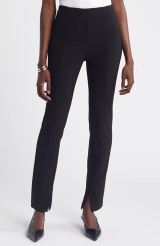 Bonded Crepe Pull-On Pants