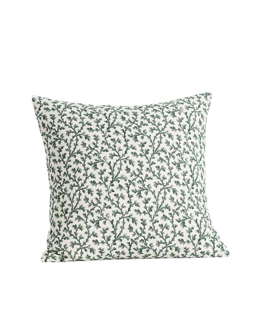 Irena Cotton Linen Blend Printed Floral Pillow