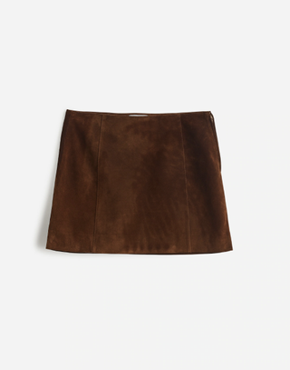 Alexa Chung for Madewell Suede Mini Skirt