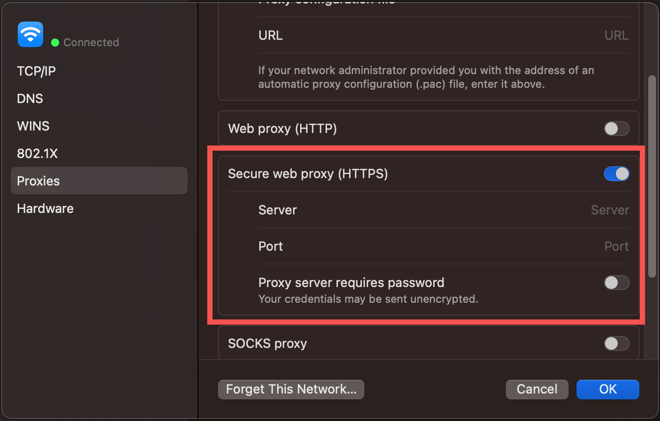How to set up a proxy server
