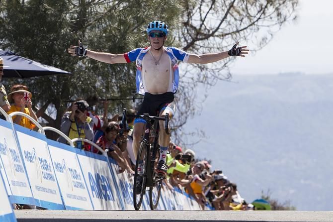 Rohan Dennis wins the Mount Diablo stage during the 2014 Amgen Tour of California