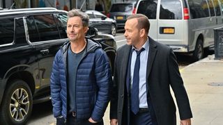 Tom Cavanagh and Donnie Wahlberg in Blue Bloods