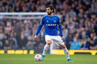 Andre Gomes in action for Everton