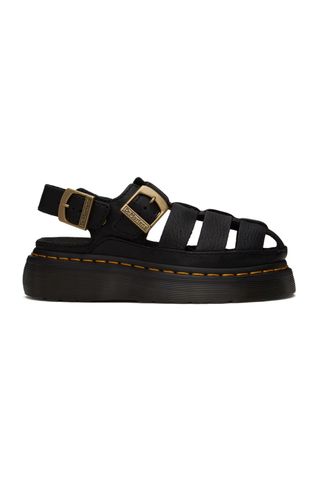 Dr. Martens Black Wrenlie Sandals