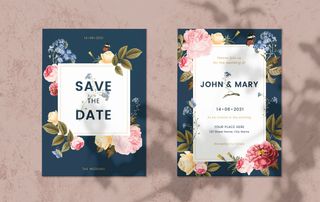 Save the Date template