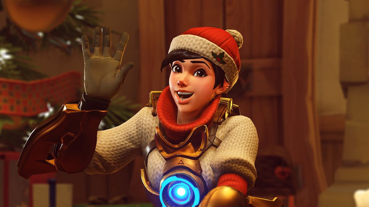 Christmas Tracer fan skin