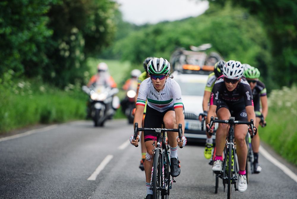 Race winning break build a healthy lead of 4 minutes at Aviva Women's Tour 2016 - Stage 5.