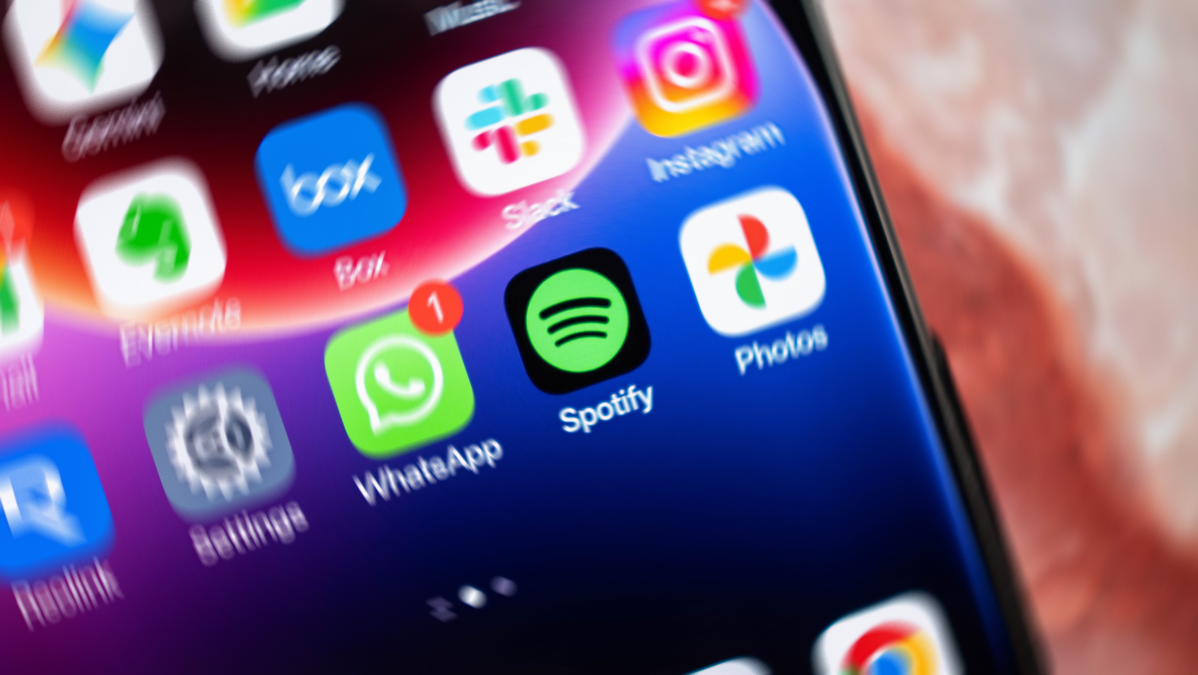 Spotify icon on Find X9 Pro