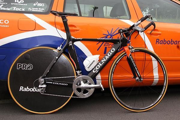 Michael Rasmussen's Rabobank Colango TT bike