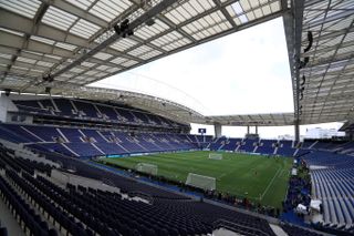 The Estadio do Dragao in Porto is now hosting the final