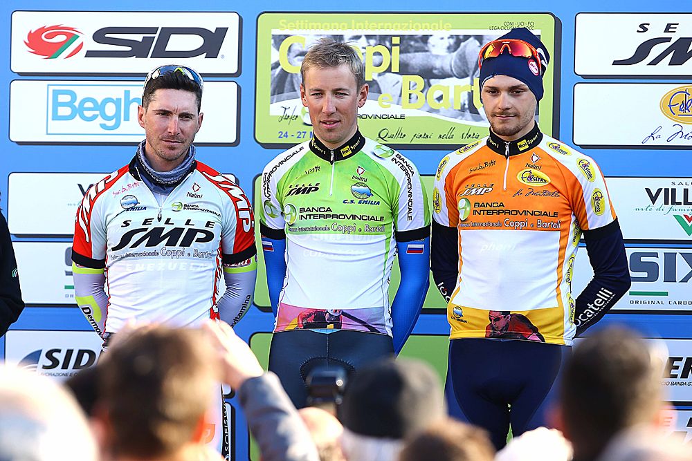 Coppi e Bartali podium after team time trial