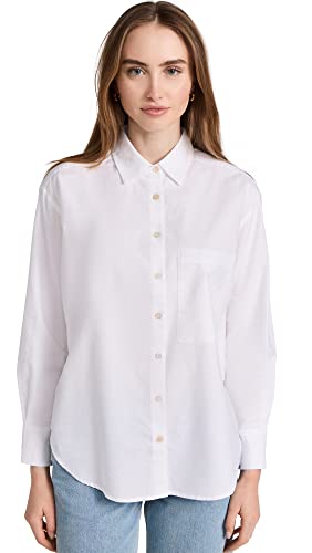 Ayr ladies of the deep end button down shirt, white, XL