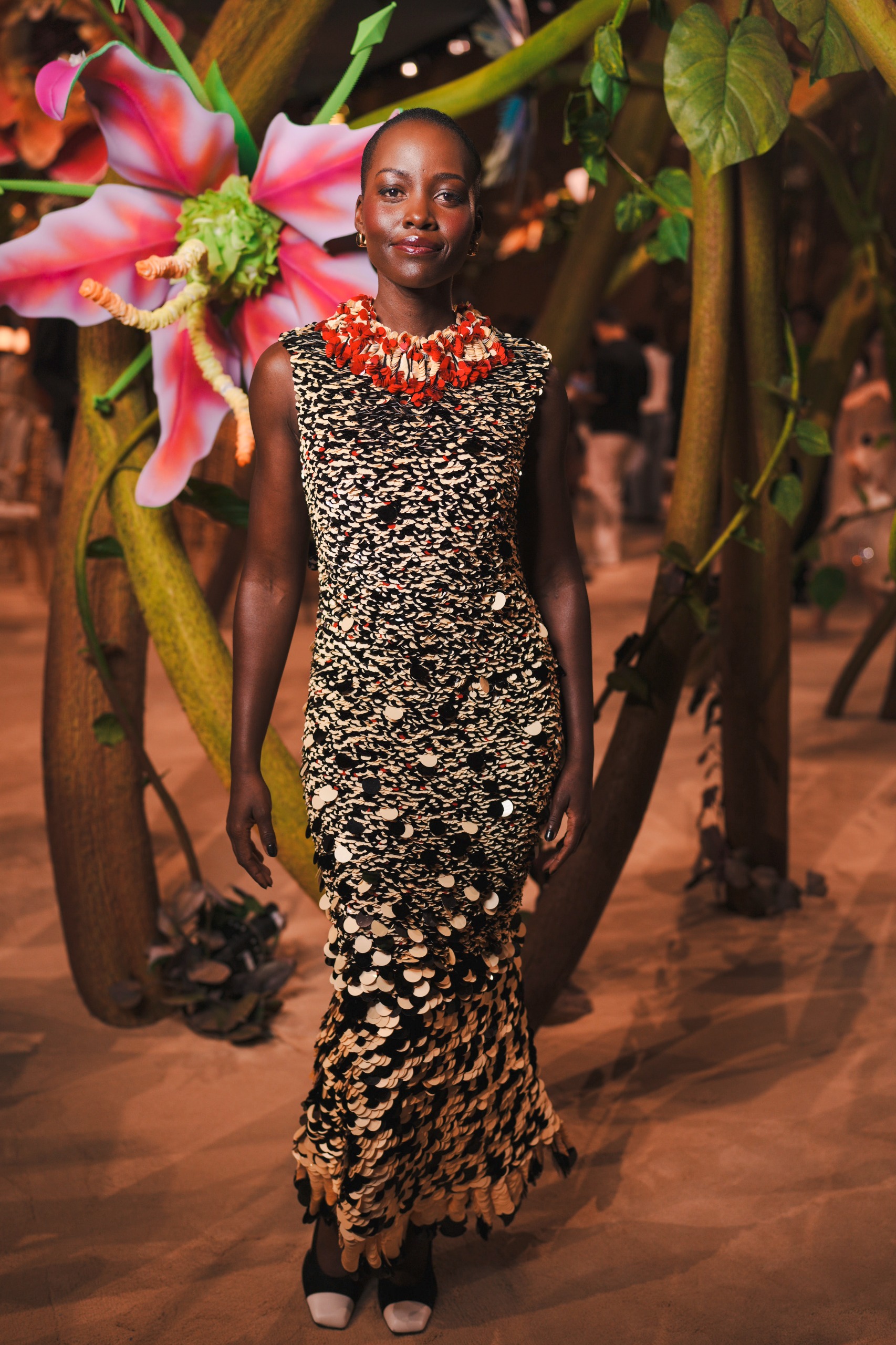 Lupita Nyong'o's Chanel by Matthieu Blazy gown at the Fall 2026 Couture show