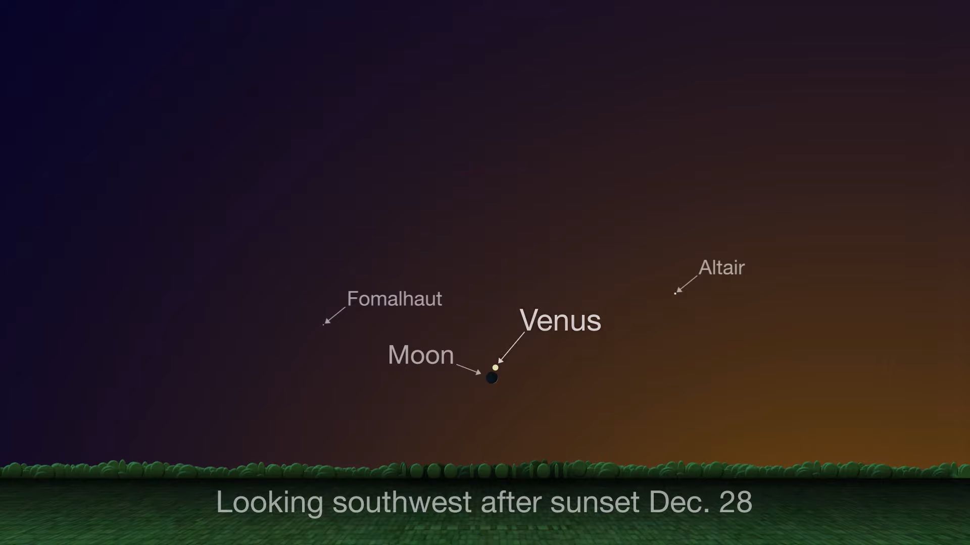 See Venus and the Moon Shine Together in Post-Christmas Gift ...