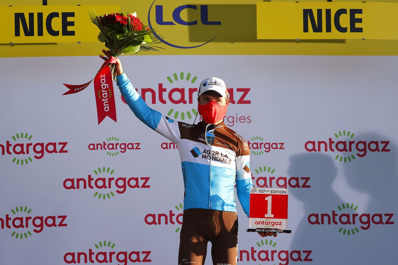 Tour de France 2020 107th Edition 2nd stage Nice Nice 186 km 30082020 Benoit Cosnefroy FRA AG2R La Mondiale photo Luca BettiniBettiniPhoto2020