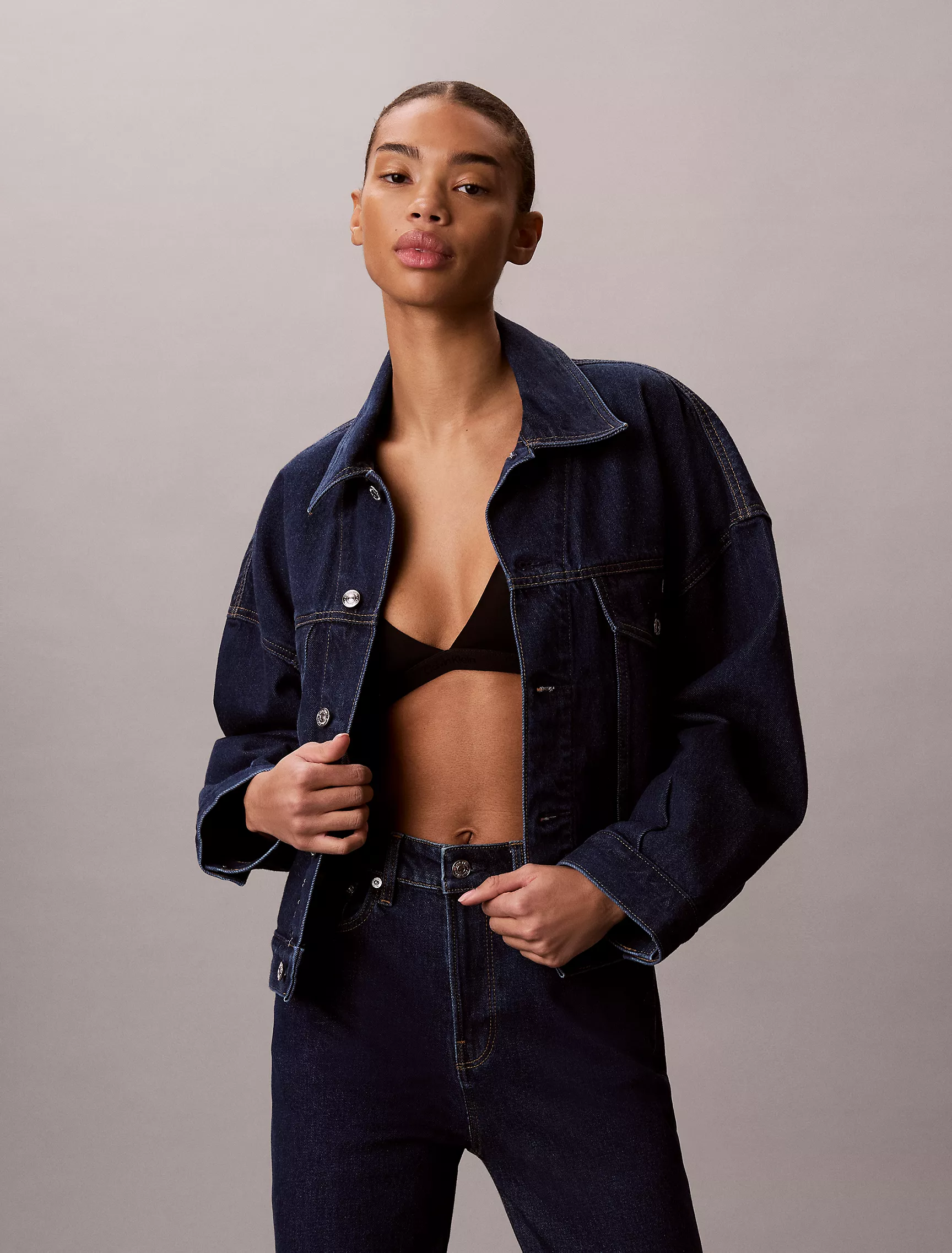 Relaxed Denim Trucker Jacket