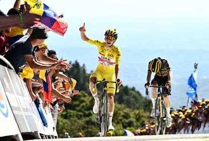 Tadej Pogacar stage seven Tour de France