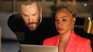 Mark-Paul Gosselaar and Shanola Hampton in Found