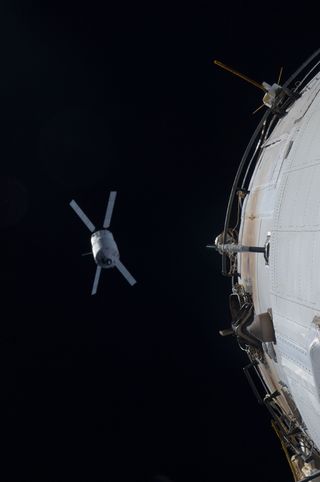 ATV-3 Floating Near International Space Station