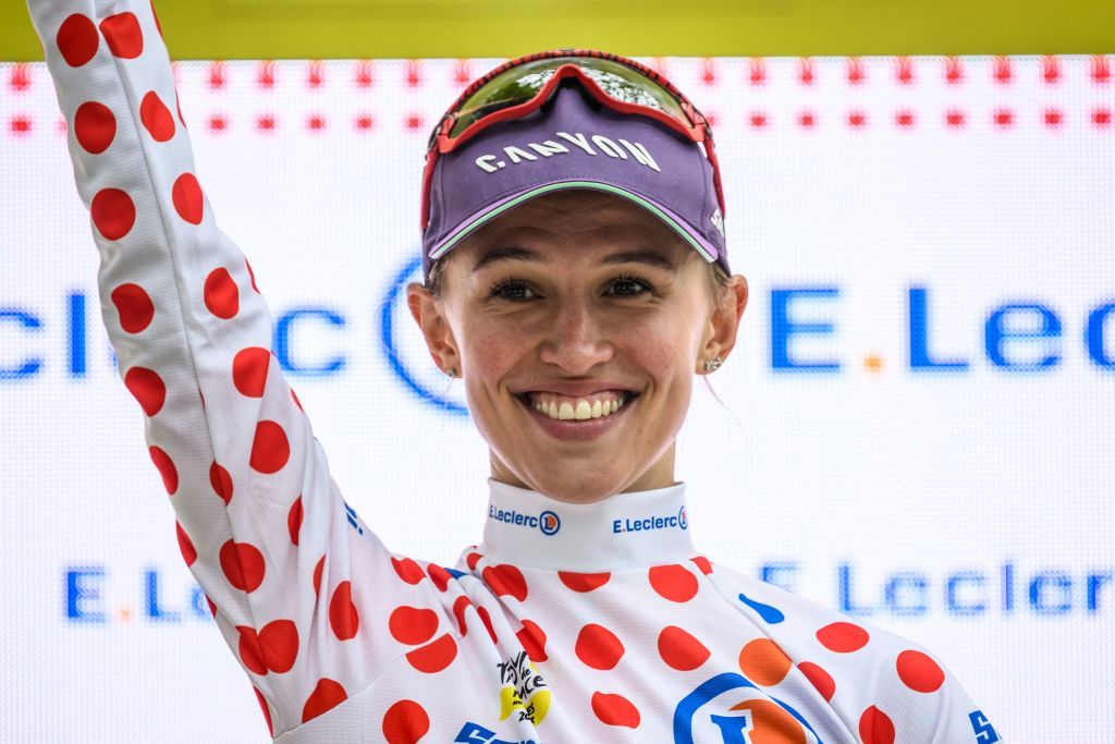 Kasia Niewiadoma (Canyon-SRAM) won the polka-dot jersey
