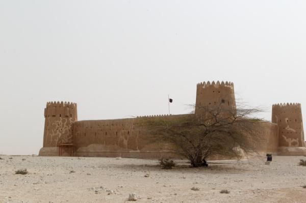 The start venue, the Al Zubara Fort, is under restoration for visitors