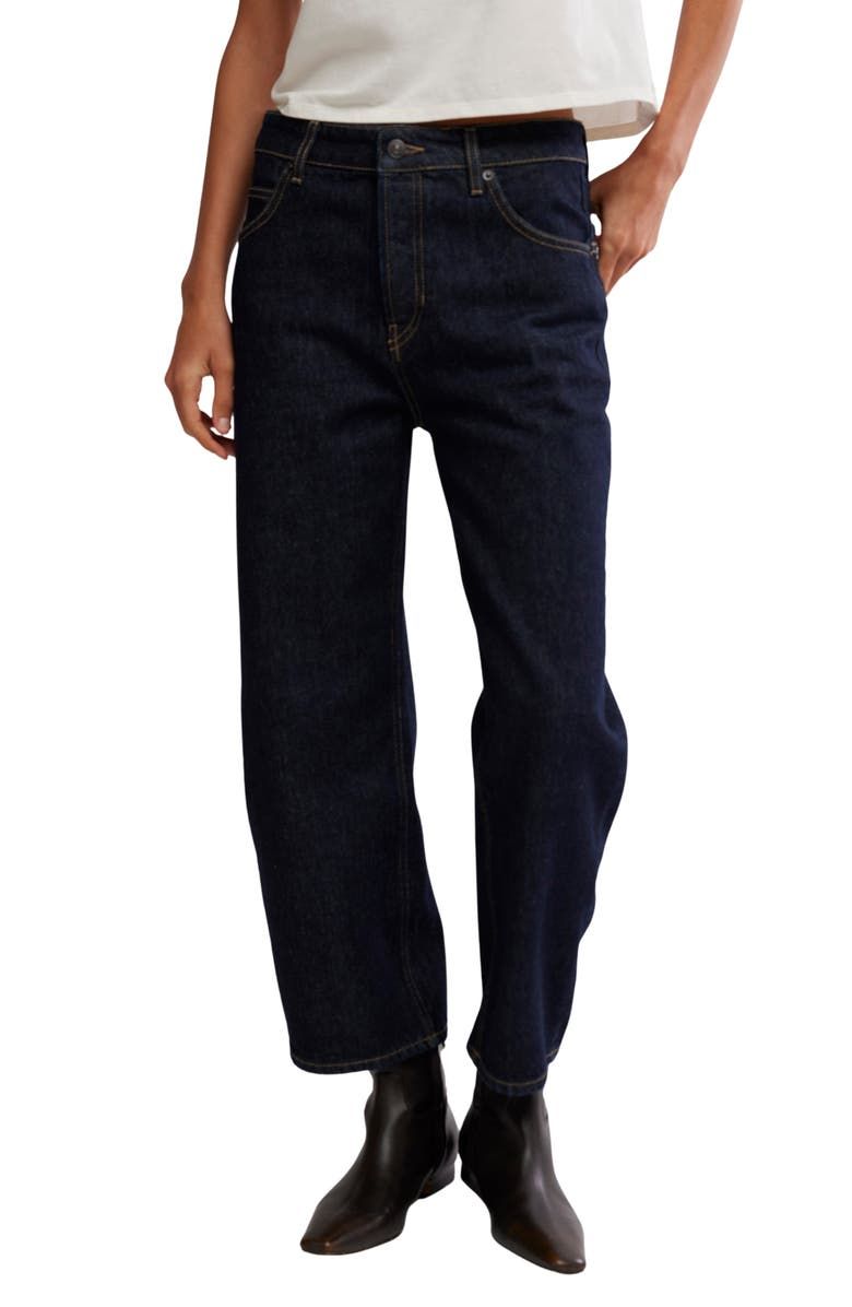 Deep Trance High Waist Crop Jeans
