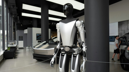 Optimus - a general-purpose robotic humanoid under development by Tesla.