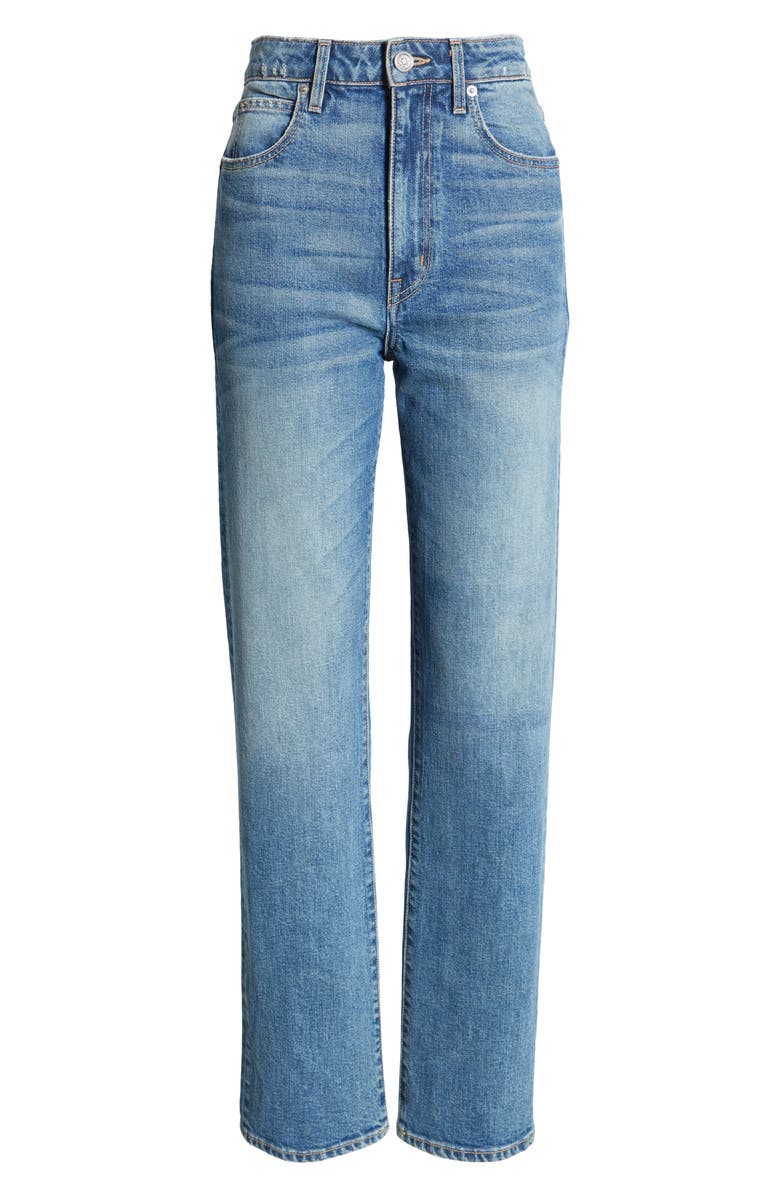 London High Waist Straight Leg Jeans
