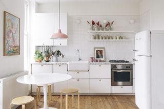 Ikea kitchen cabinet handleless white kitchen fronts by Custom Fronts