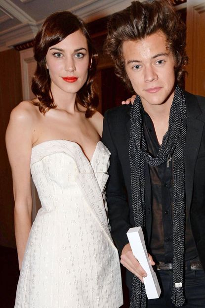 Alexa Chung and Harry Styles at the British Fashion Awards