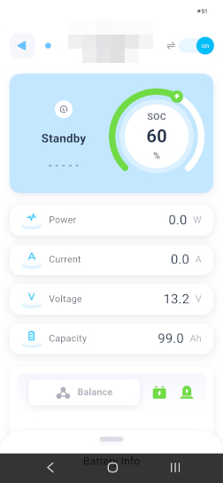 Redodo 165 Ah Battery app
