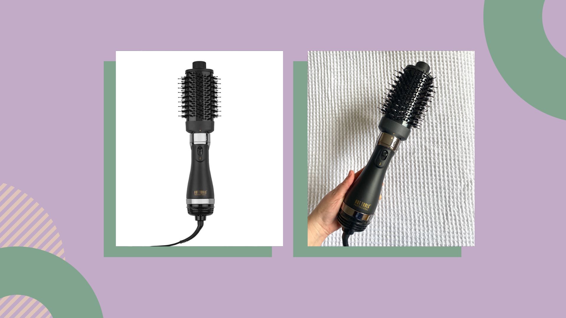 Hot Tools Blow Dryer Brush review 2in1 volumizer, tested Woman & Home