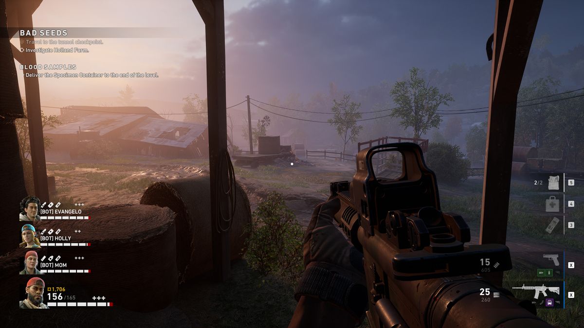 Back 4 Blood settings image quality comparison screenshots